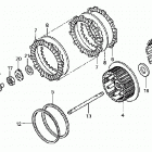 TRX450R Сцепление
