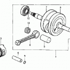TRX90 Коленвал и поршни