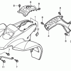 TRX250EX Front fender (''''''''''''''''01-''''''''''''''''0...