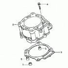 TRX450R Цилиндр