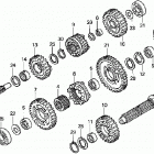 TRX350FM Трансмиссия