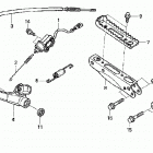 TRX400FA Подножки