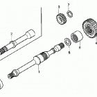 TRX350FM Вал ведущий
