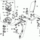 TRX500FE Главный тормозной цилиндр - передний