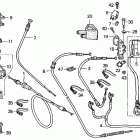 TRX350FM Handle levers@switches   @cables