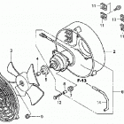 TRX350FM Вентилятор охлаждения