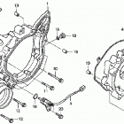 TRX500FA Крышка картера задняя