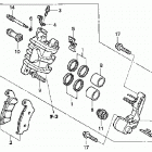 TRX450R Передний тормозной суппорт