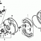 TRX250EX Rear brake drum