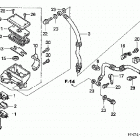 TRX400FA Главный тормозной цилиндр - передний
