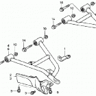 TRX350FM Front arm (4wd)