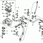 TRX500FGA Главный тормозной цилиндр - передний