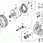 TRX90 Rear brake drum