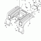 YFM250XP/YFM250XHP Заднее крыло