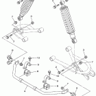 Grizzly 660 YFM660FP Задняя подвеска