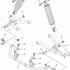 Grizzly 660 YFM660FP Задняя подвеска