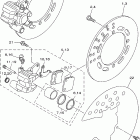 Grizzly 660 YFM660FP Передний тормозной суппорт