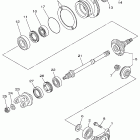 Grizzly 660 YFM660FP Промежуточный ведущий вал
