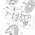 WARRIOR-YFM350XPC/YFM350XP Передний тормозной суппорт