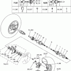 Grizzly 660 YFM660FP Переднее колесо