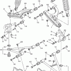 Grizzly 660 YFM660FP Передняя подвеска колес