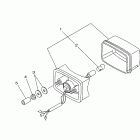 Grizzly 660 YFM660FP Фонарь задний
