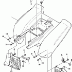 WARRIOR-YFM350XPC/YFM350XP Заднее крыло