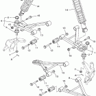 Big Bear 400 Передняя подвеска колес