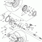 YFM250XP/YFM250XHP Заднее колесо