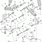 Grizzly 660 YFM660FP Передняя подвеска колес