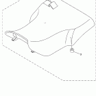 Grizzly 660 YFM660FP Сидение