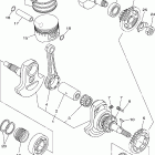 Grizzly 660 YFM660FP Коленчатый вал и Поршень