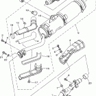 Grizzly 660 YFM660FP Выхлопная система