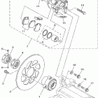 YFM660RP Задний суппорт тормозной