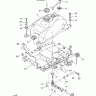 Grizzly 660 Metallic Silver Топливный бак
