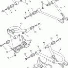 Grizzly 660 YFM660FP Бугель (задний рычаг)