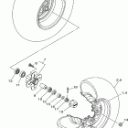 YFM250XP/YFM250XHP Переднее колесо