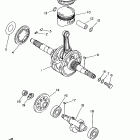 YFM400P_HP Коленчатый вал и Поршень