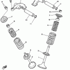 WARRIOR-YFM350XPC/YFM350XP Клапана