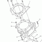Grizzly 660 YFM660FP Цилиндр
