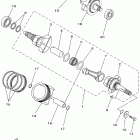 Kodiak Automatic  4x4 Коленчатый вал и Поршень