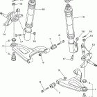 BEAR TRACKER 2WD-YFM250MC/YFM250M Передняя подвеска колес