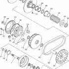 YFM600FWAH/YFM600FWAN Сцепление