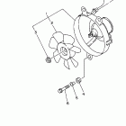 YFM600FWAH/YFM600FWAN Вентилятор охлаждения