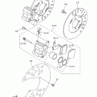 Wolverine 4x4 Передний тормозной суппорт