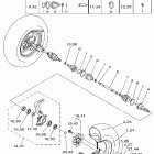 YFM600FWAH/YFM600FWAN Переднее колесо