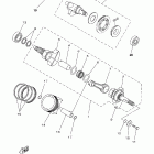 Kodiak 2WD Коленчатый вал и Поршень