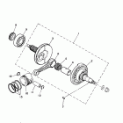 Raptor 80 Коленчатый вал и Поршень