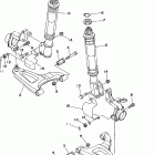 TIMBERWOLF 4WD-YFB250FWM Передняя подвеска колес