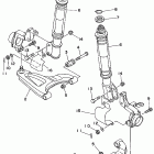 Timberwolf 4X4 Передняя подвеска колес